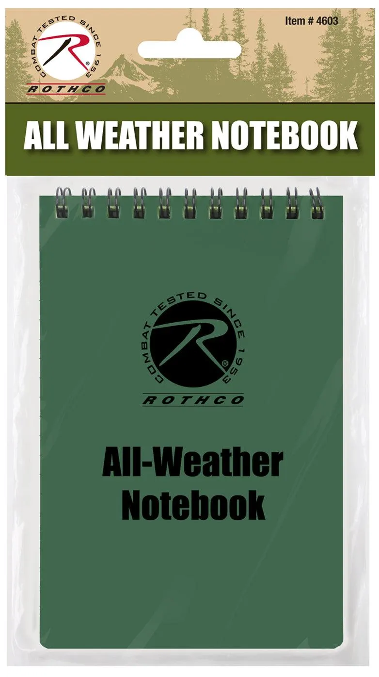 All-Weather Waterproof Notebook