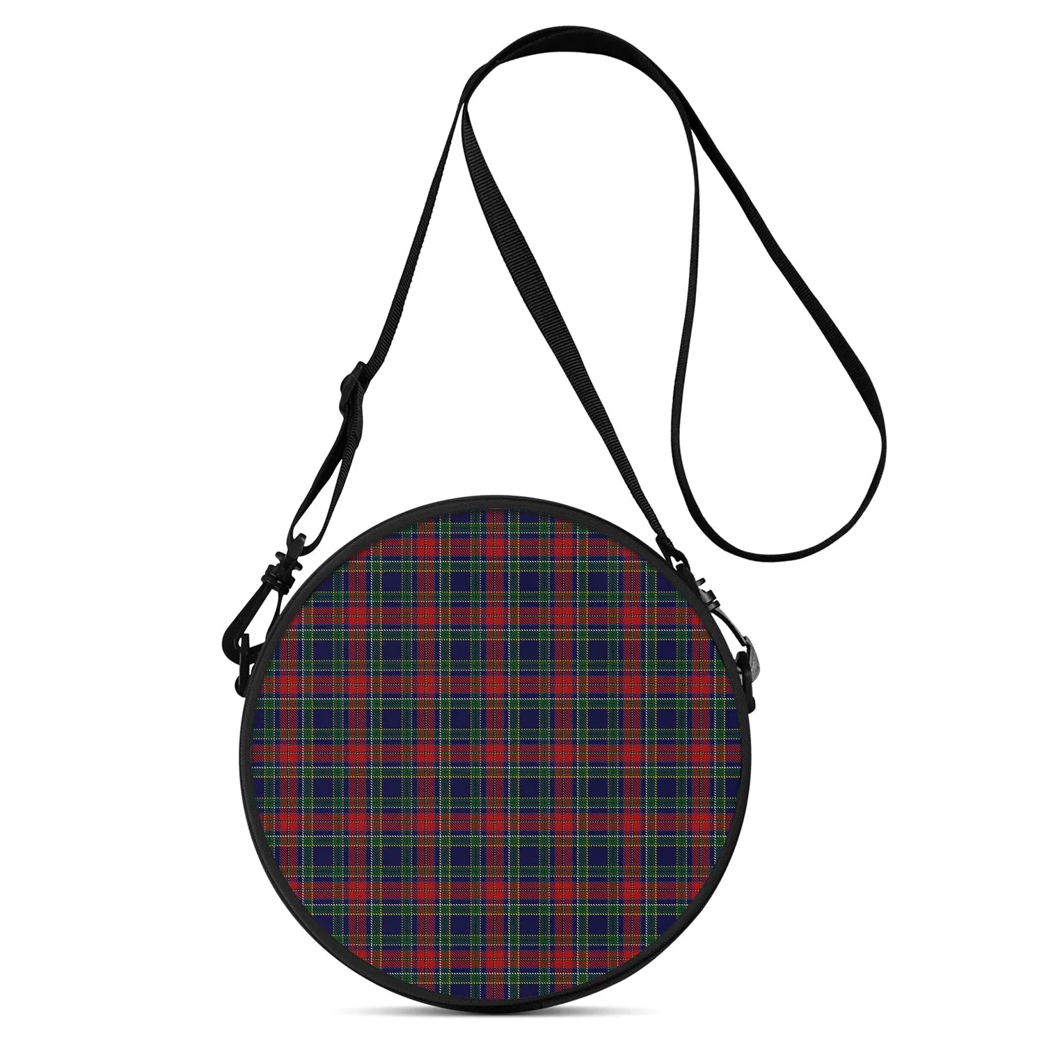 Allison Red Tartan Round Satchel Bags