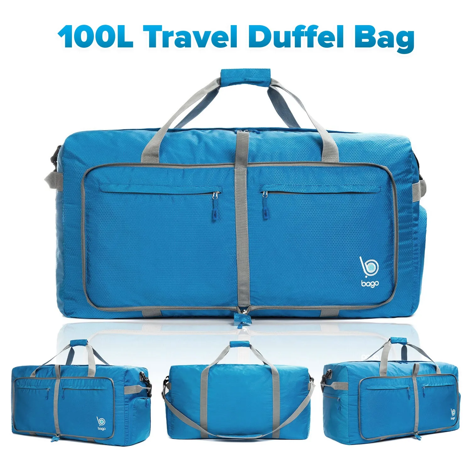 Bago 100L Travel Duffel Bags for Men & Women - 29" X Large Duffle Bag Luggage