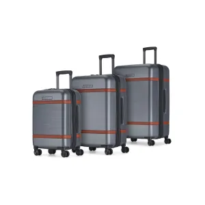 Luxury Bugatti Wellington 3-Piece Luggage Set - Stylish and Durable Travel Bags