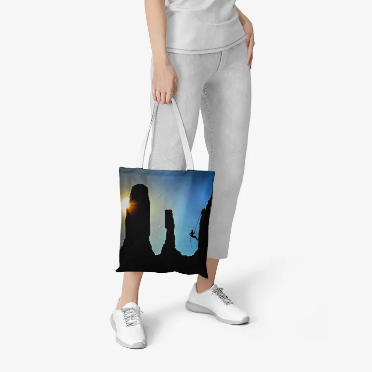 Celestial Sky Tote - Heavy Duty Natural Canvas