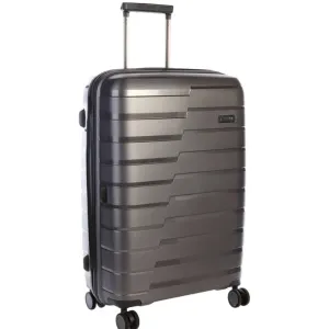 Cellini Microlite Hardshell 65cm Medium Spinner Charcoal (2.95kg)