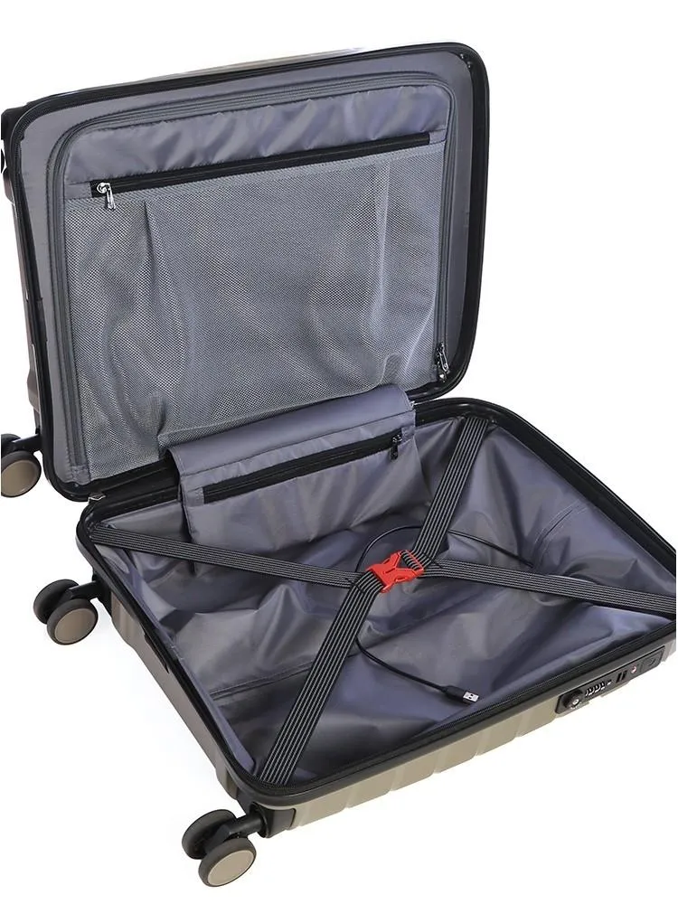 Cellini Microlite Hardshell 65cm Medium Spinner Charcoal (2.95kg)