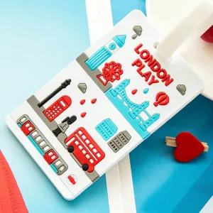 Cute Silicone Travel Airplane Luggage Tag