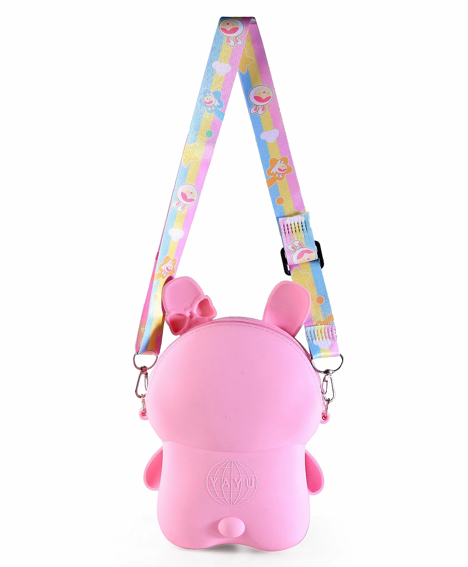 DOLL SILICON SLING BAG - LIGHT PINK