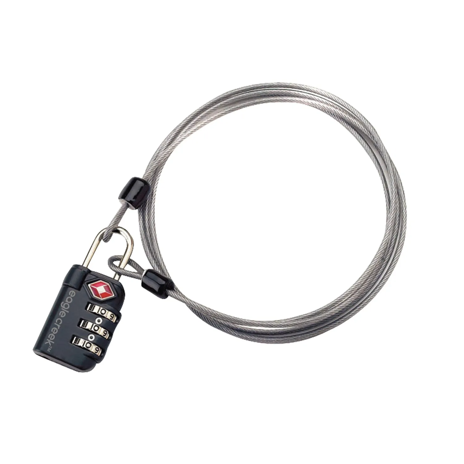 Eagle Creek 3-Dial Travel Sentry Approved Lock and Cable