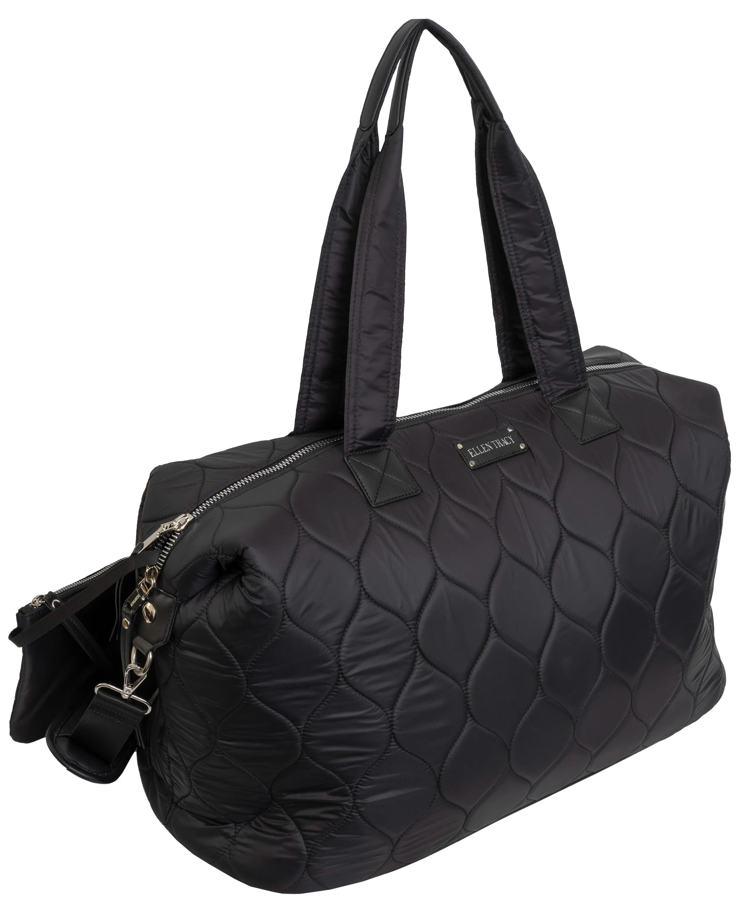 Ellen Tracy Quilted Nylon Sport Duffle ETD2010-100-BK