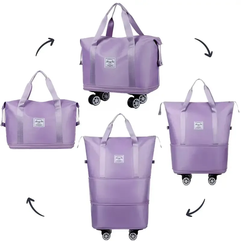 Expandable Travel Bag with Detachable Wheels