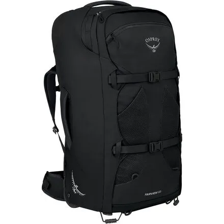 Fairview Wheeled 65L Osprey Packs Travel Backpack, Black