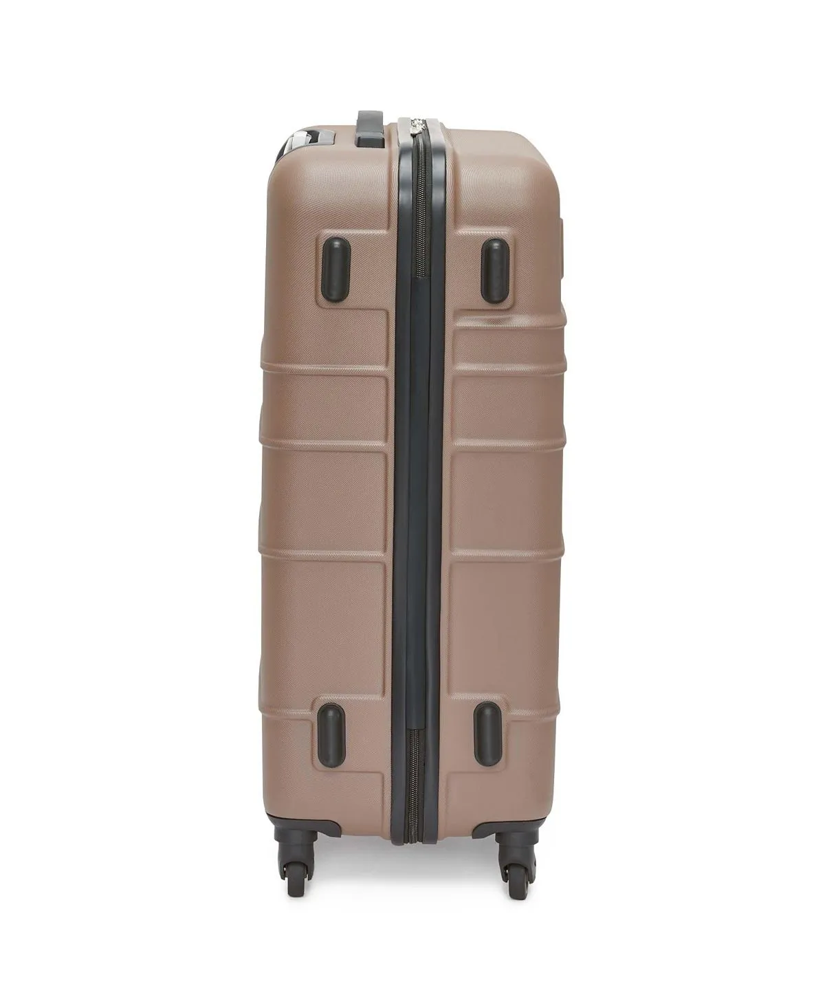 fillmore 3 piece calvin klein hard side suitcase set brown