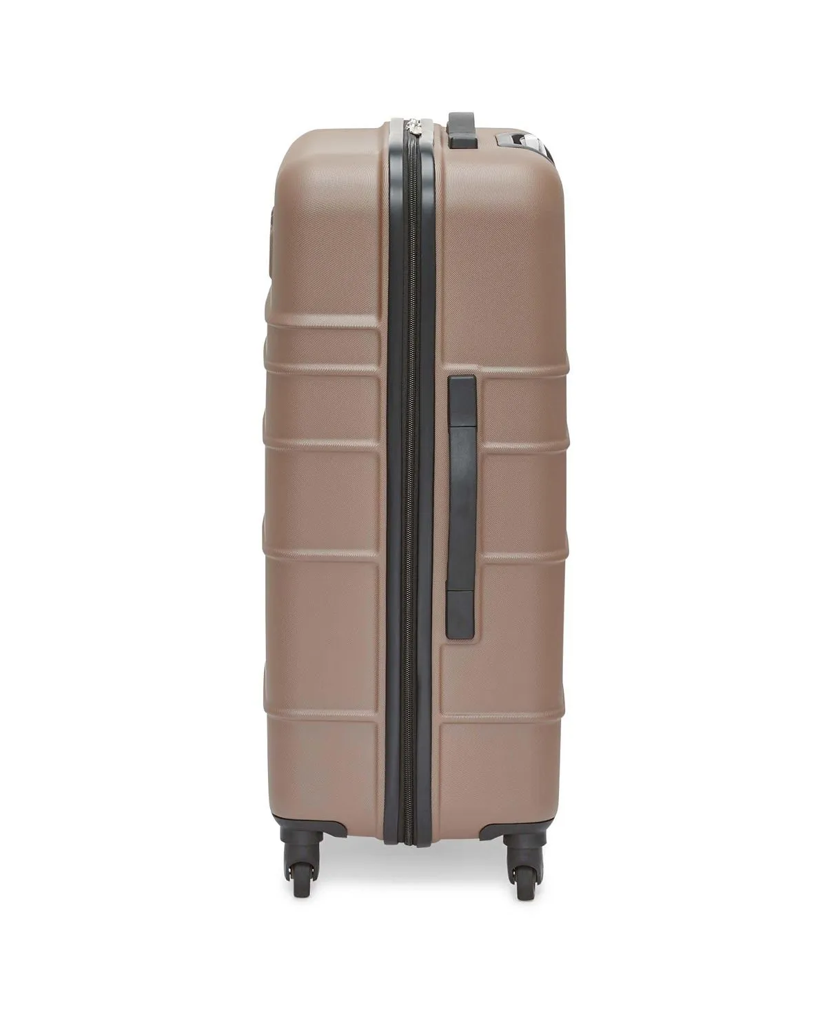 fillmore 3 piece calvin klein hard side suitcase set brown