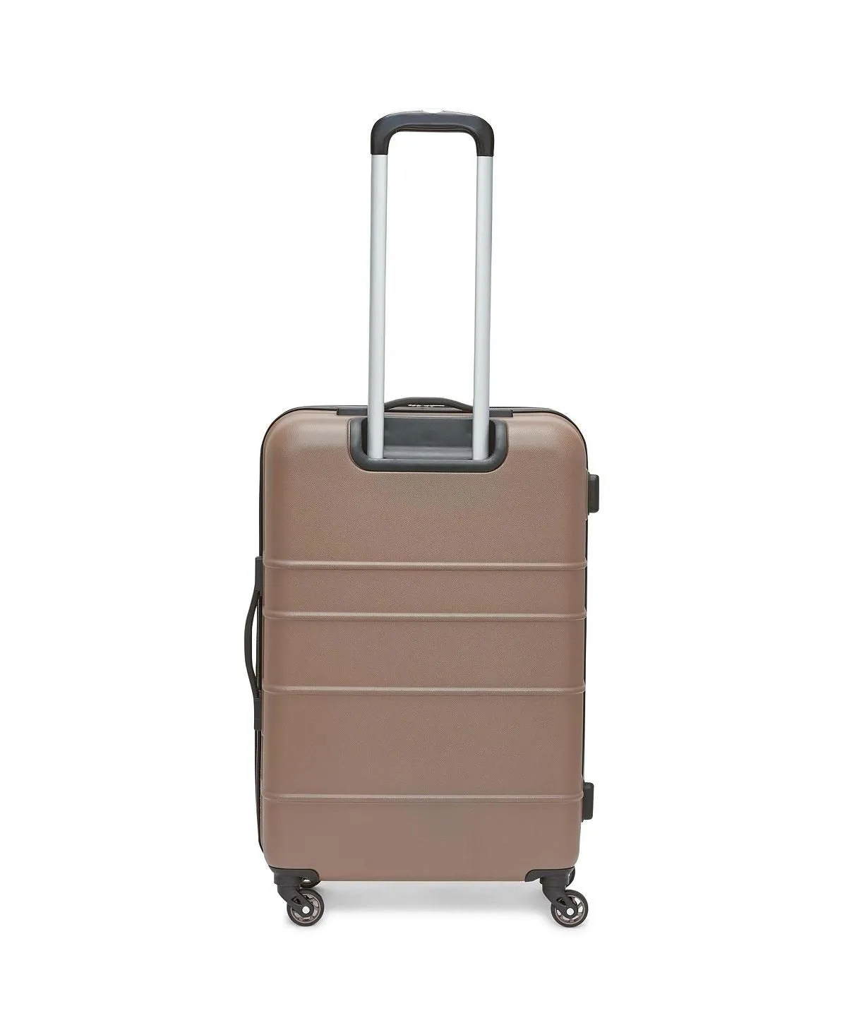 fillmore 3 piece calvin klein hard side suitcase set brown