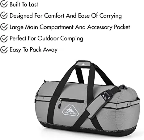 High Sierra Round Cargo Duffel Medium 86L