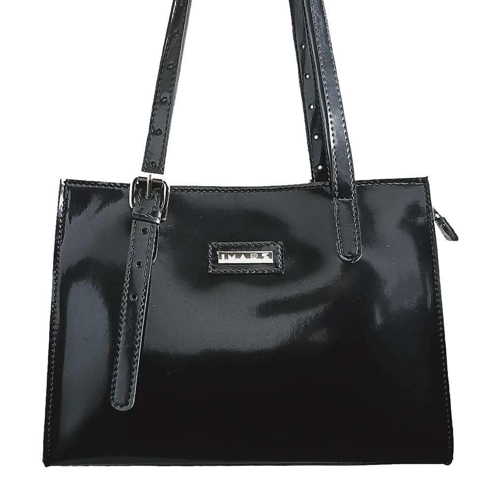 IMARS Stylish Handbag Black For Women & Girls (Shoulder Bag) Made With Faux Leather