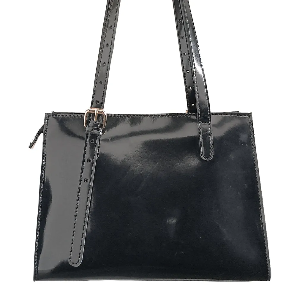 IMARS Stylish Handbag Black For Women & Girls (Shoulder Bag) Made With Faux Leather