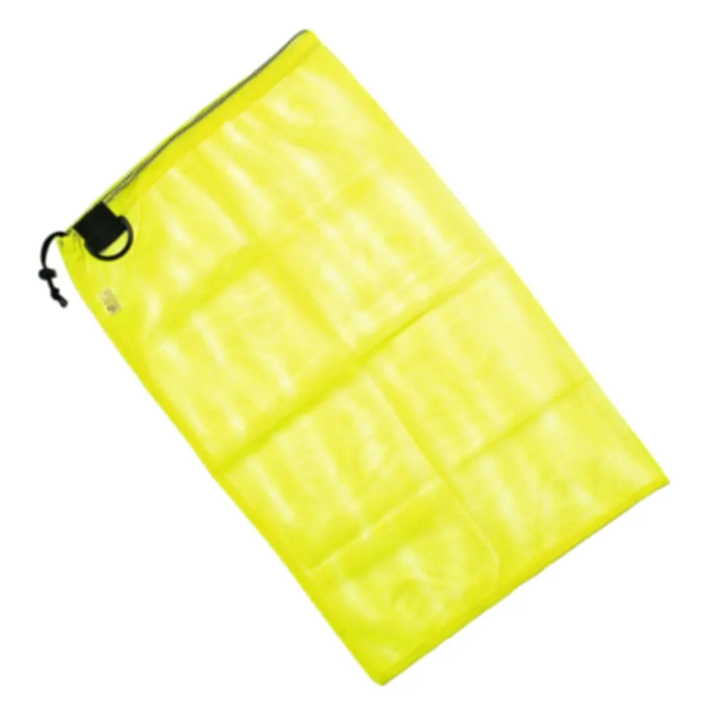 Innovative Econo Mesh Drawstring Bag with D-Ring