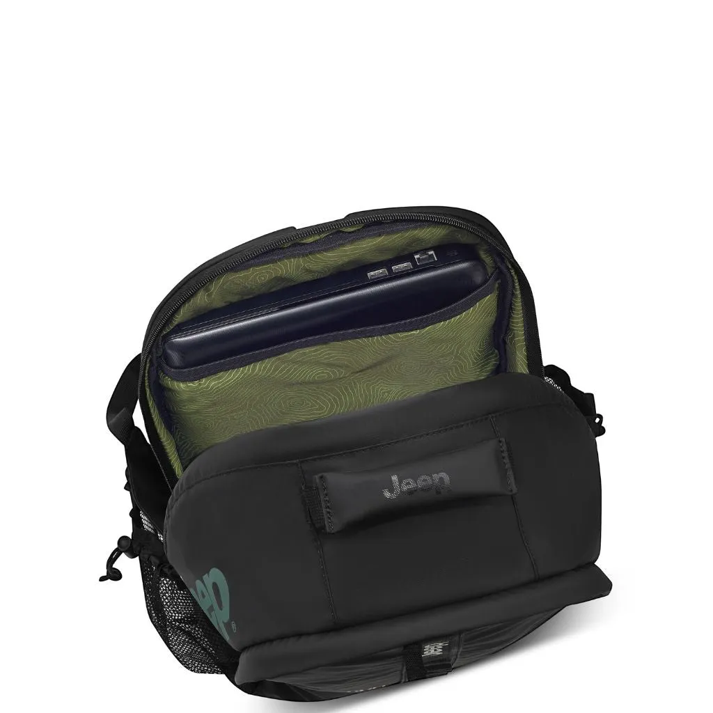 Jeep Versatile 15.6" Laptop Backpack - Black