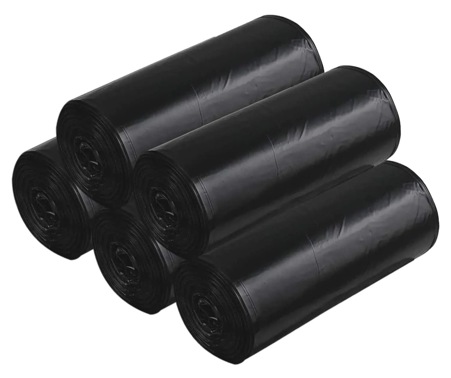 Kuber Industries Large 75 Garbage Bags/Dustbin Bags, 24x30 Inches (Black)-HS41KUBMART24049