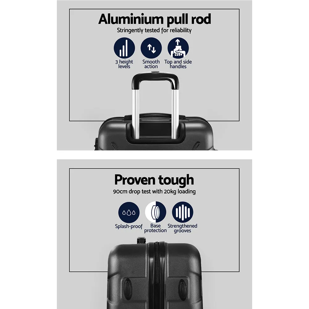 Lightweight 20" Luggage Trolley Suitcase, TSA Lock, Wanderlite