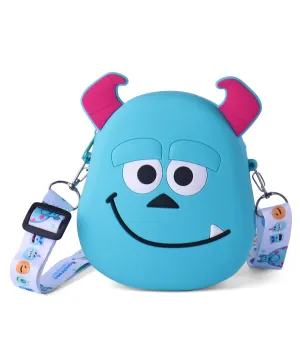 LITTLE MONSTER SILICON SLING BAG - BLUE