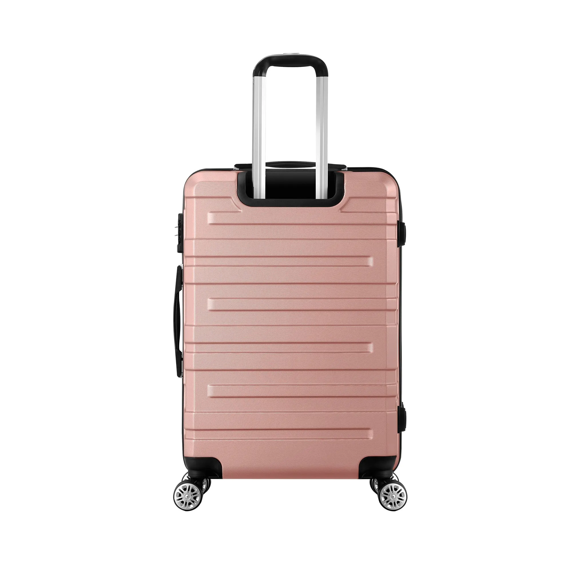 Mazam 28" Luggage Suitcase Trolley Set Travel TSA Lock Storage Hard Case Pink