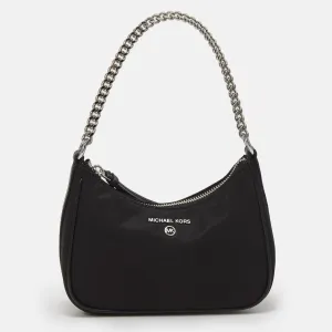 Michael Kors Jet Set Charm Chain Pouchette Hobo Bag, Black