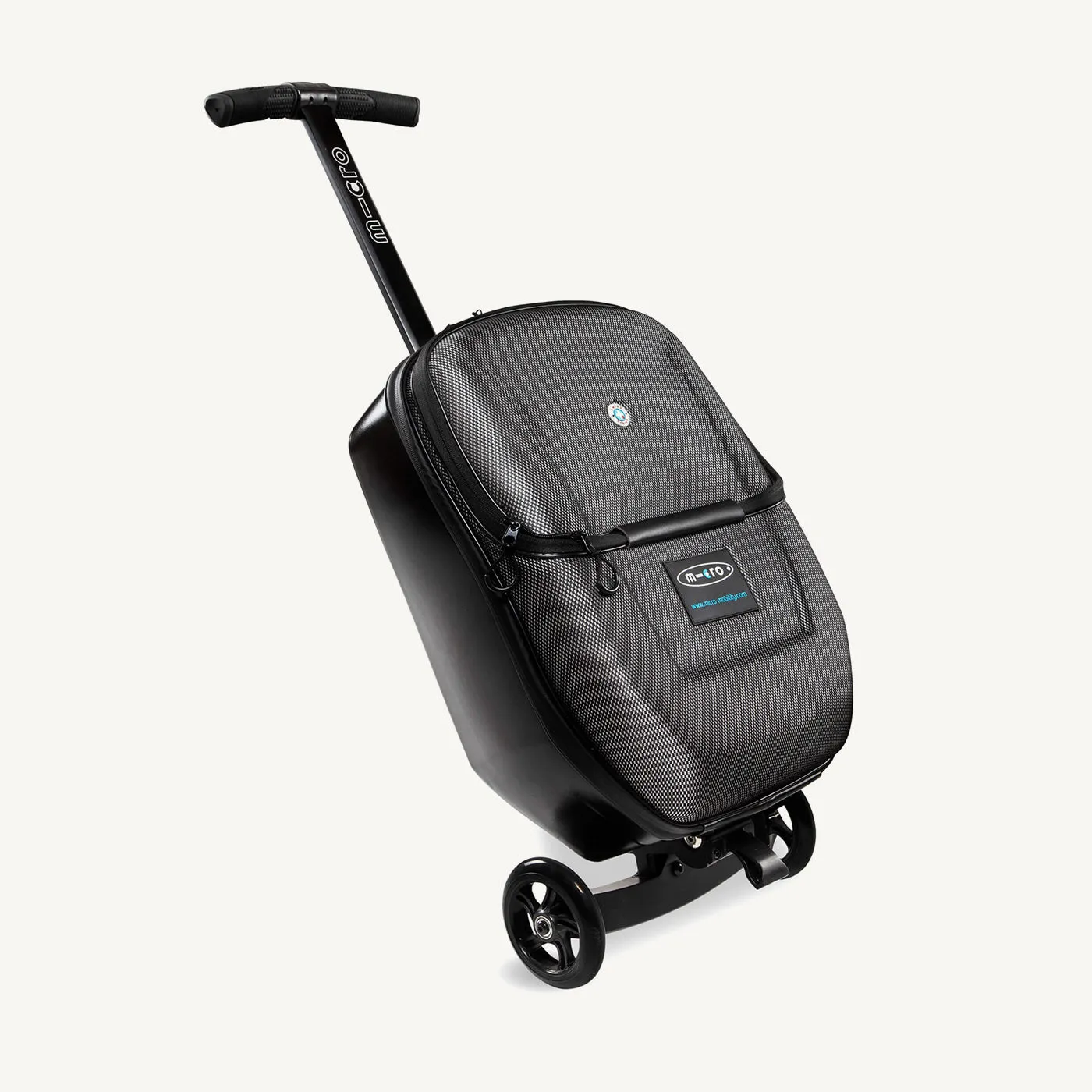 Micro Scooters Luggage Scooter Suitcase for Kids & Adults - Black