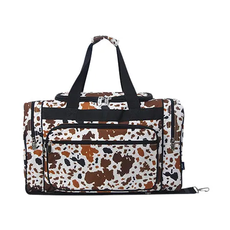 Mocha Cow NGIL Canvas 20" Duffle Bag