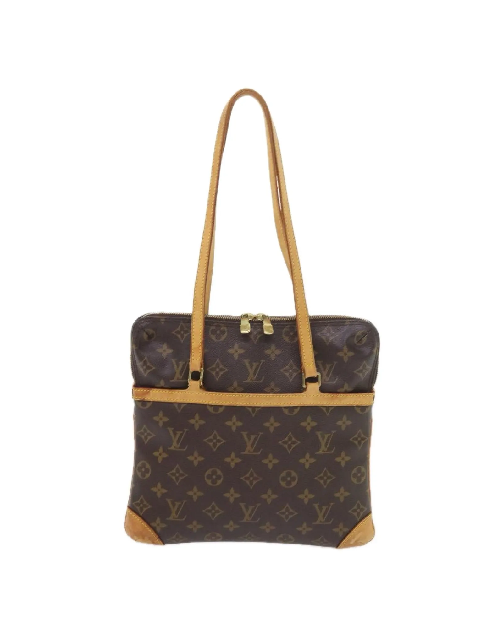 Monogram Shoulder Bag with Coussin Design