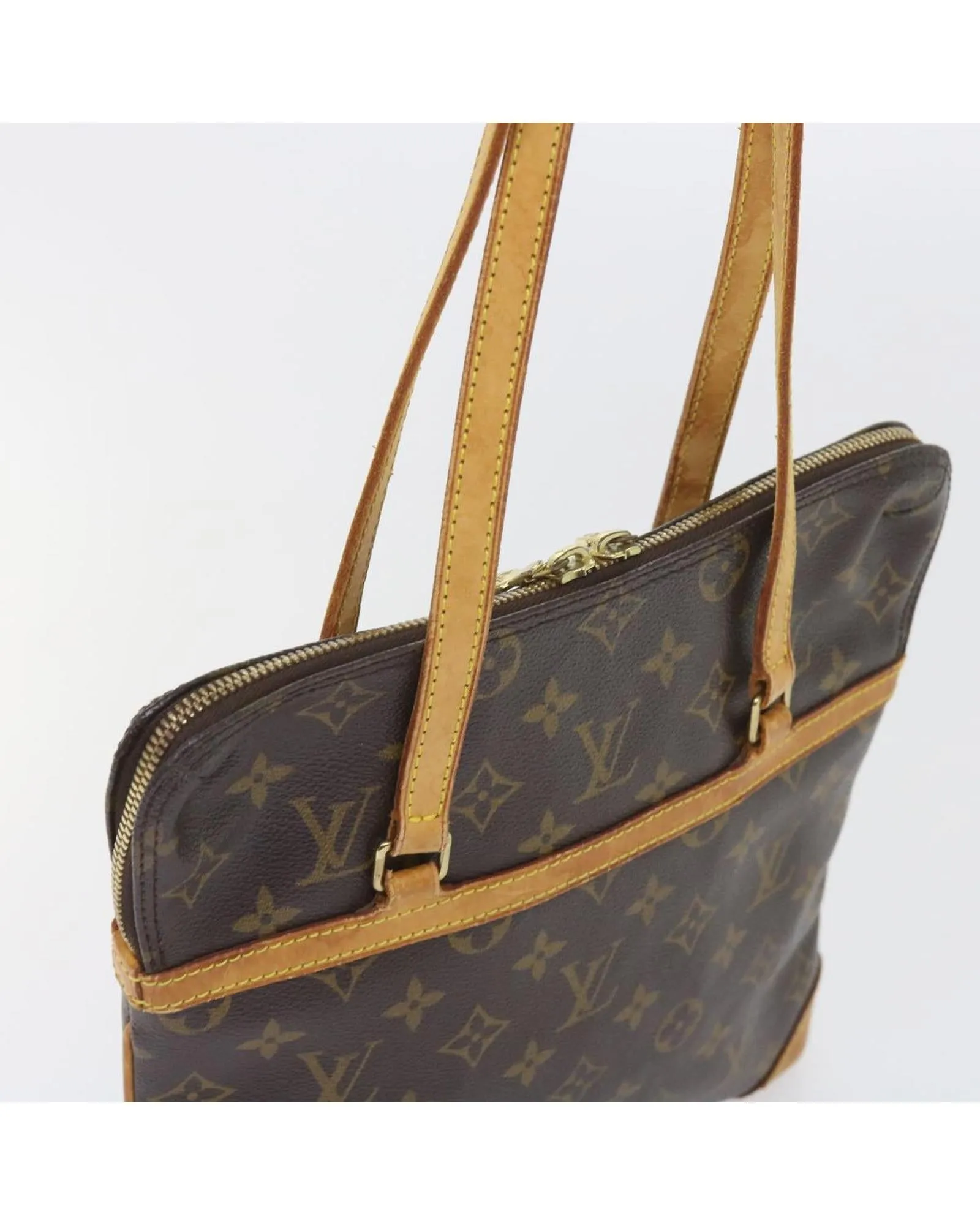 Monogram Shoulder Bag with Coussin Design