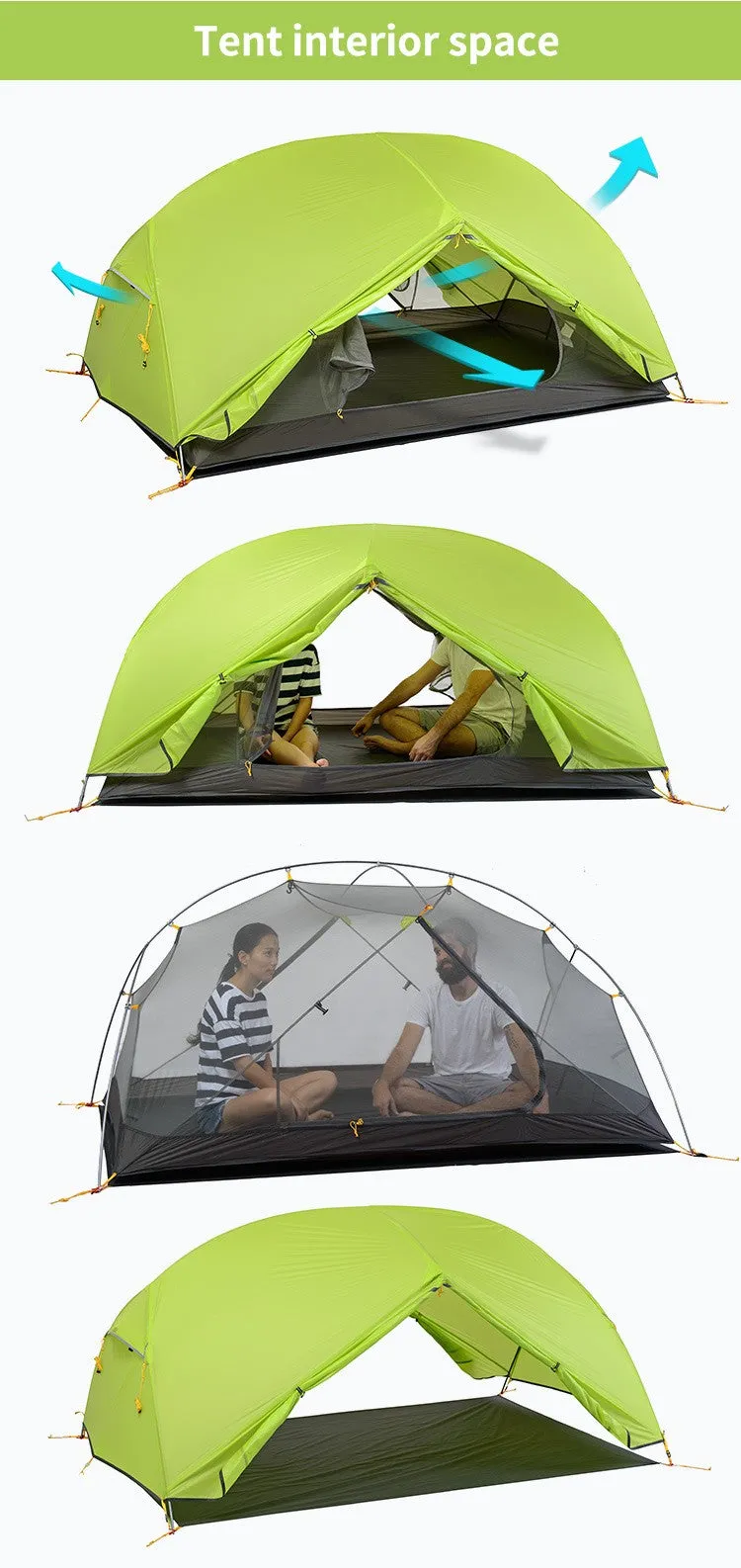 Naturehike Mongar  |  Reliable lightweight tent, easy to setup