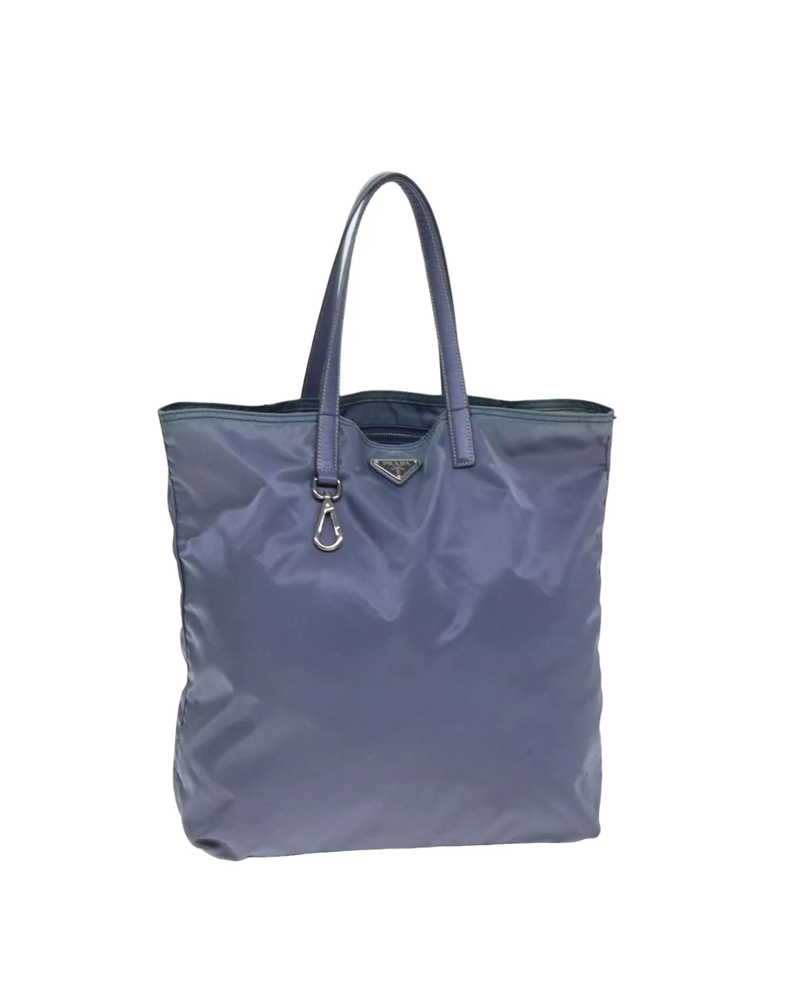 Nylon Tote Bag with Handle Drop and Spacious Interior