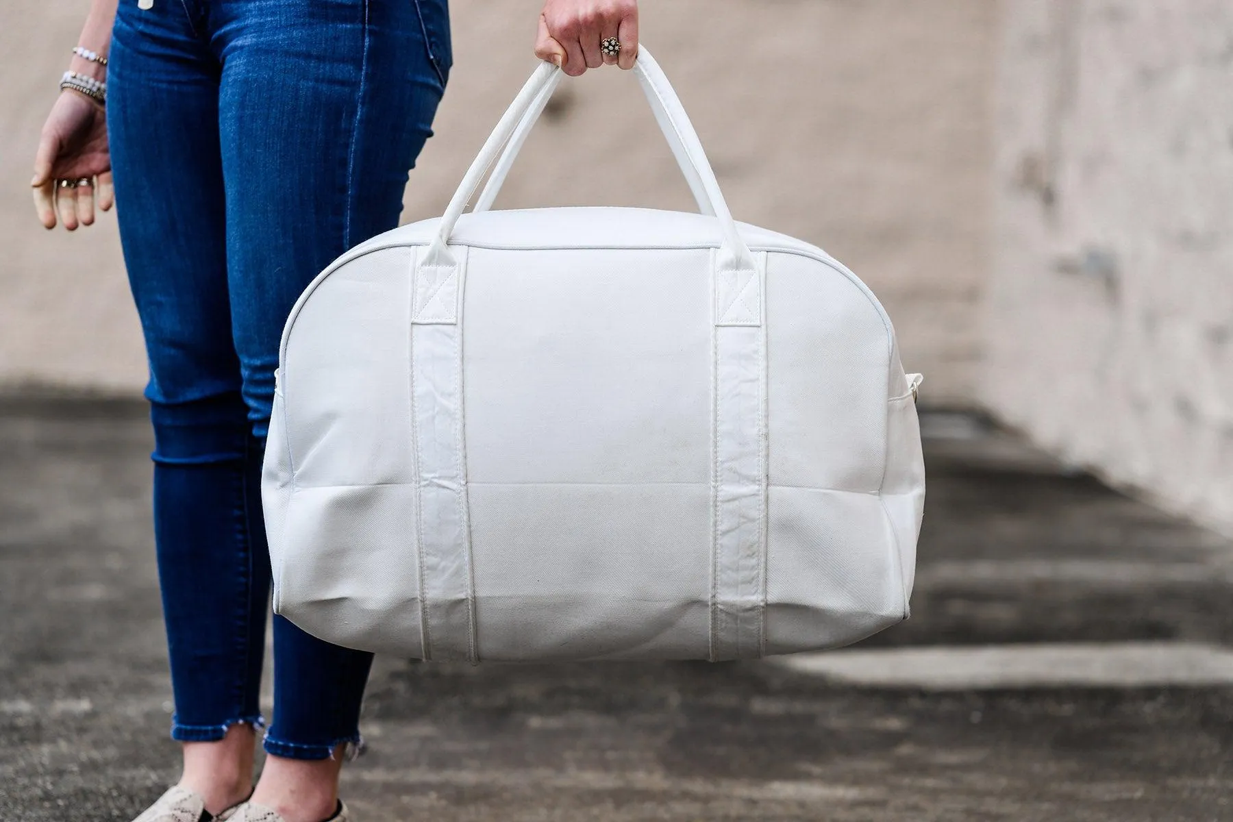 Personalized Canvas Duffel Bag