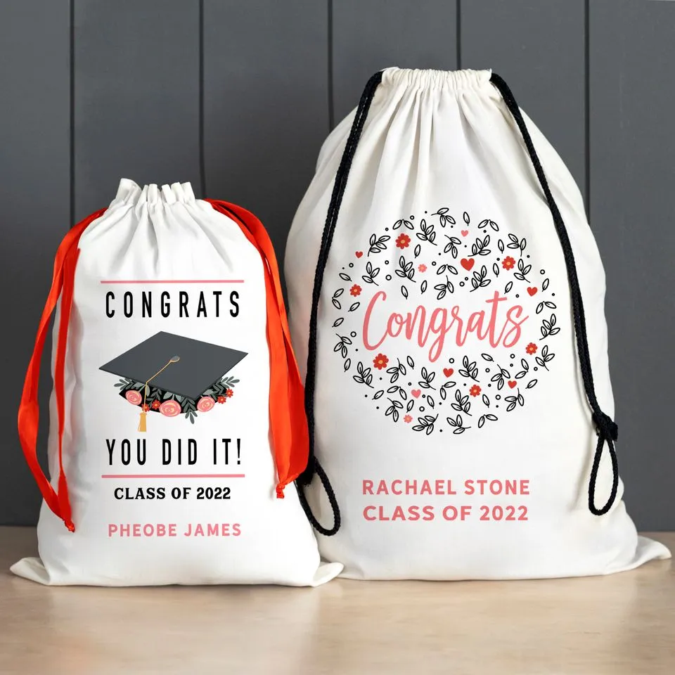 Personalized Graduation Gift Bags