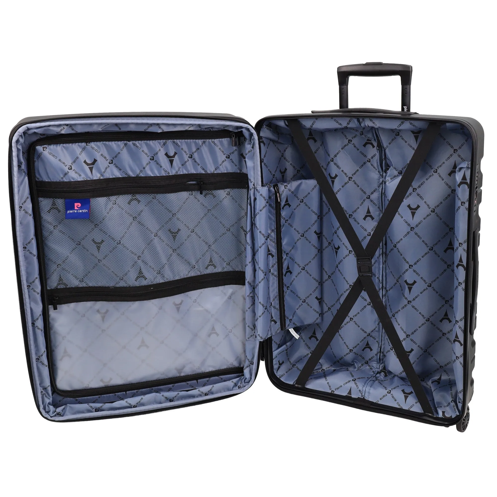 Pierre Cardin - PC3941M 70cm Medium Hard Shell Suitcase - Black