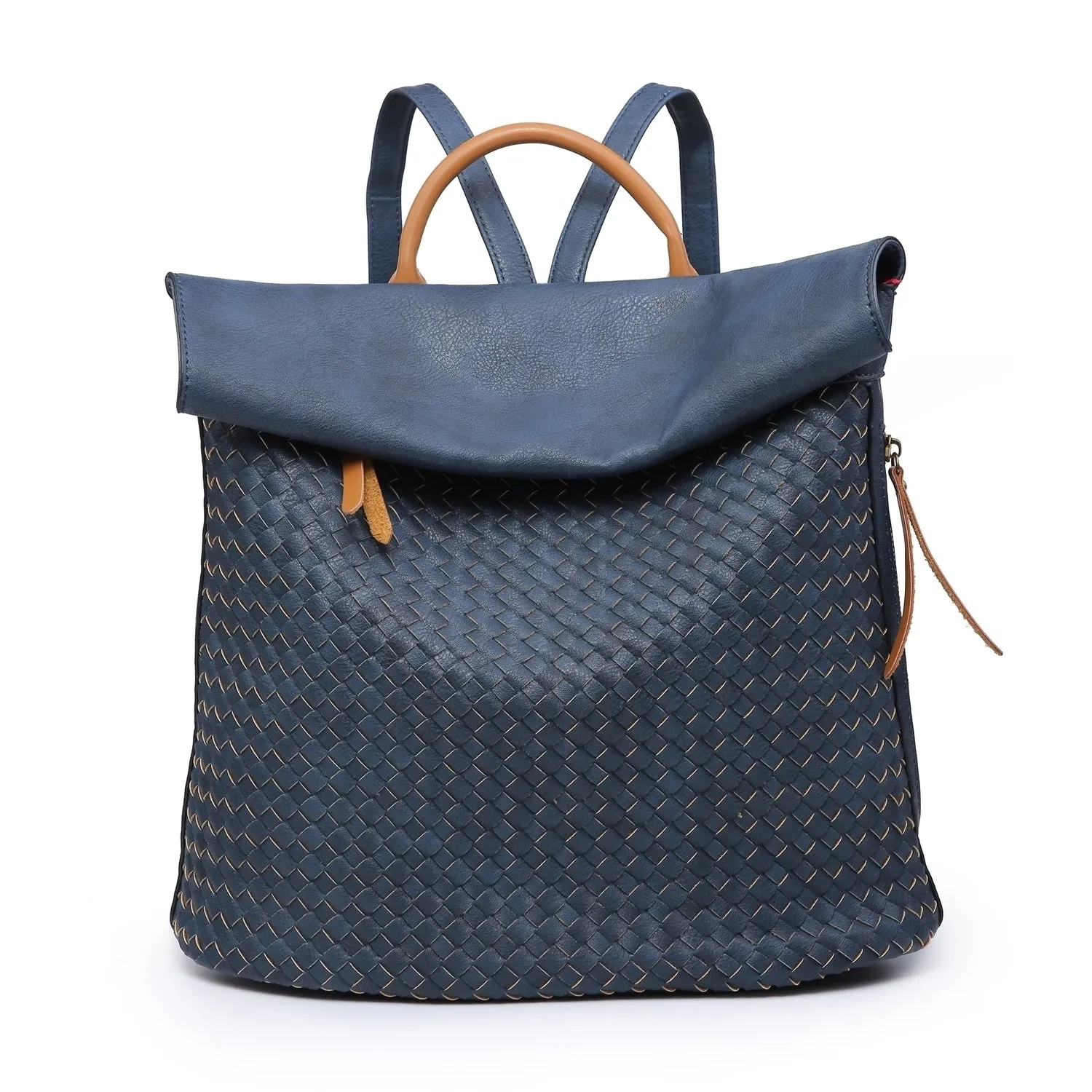 Plain Weave Effect Backpack (5 Colours)