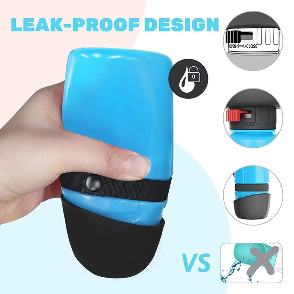 Portable Foldable Pet Water Bottle Feeder