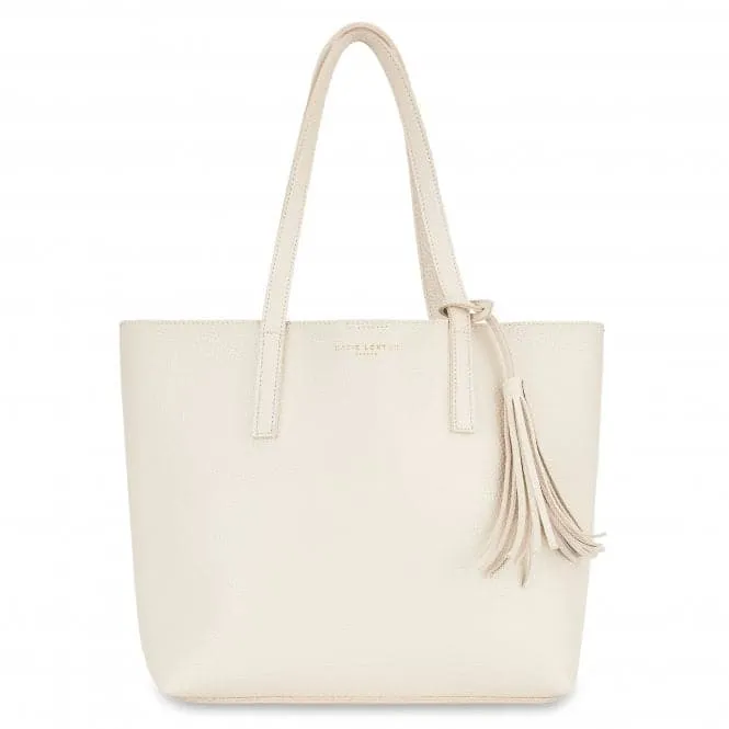 Tavi Tassel Tote in Off White KLB2082