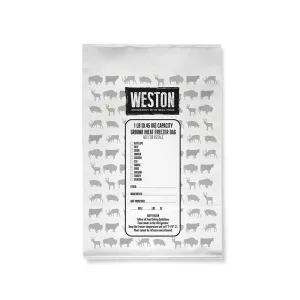 Weston® Meat Freezer Bags, 1lb, 100 Count