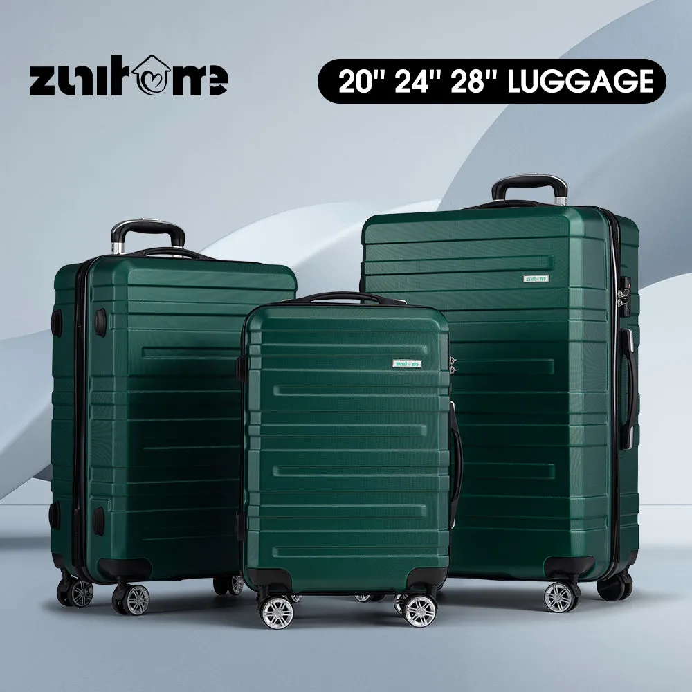 ZUNI 1/2/3PCS Luggage Suitcase Trolley Set Travel TSA Lock Storage Hard Case