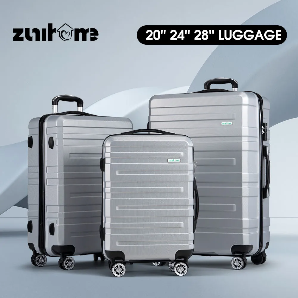 ZUNI 1/2/3PCS Luggage Suitcase Trolley Set Travel TSA Lock Storage Hard Case